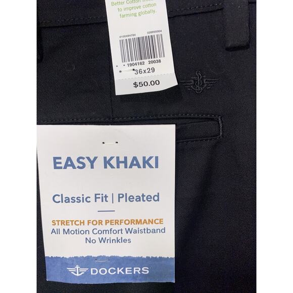Dockers Easy Khaki Classic Fit Stretch Performance Pants 36x29 - Picture 8 of 8